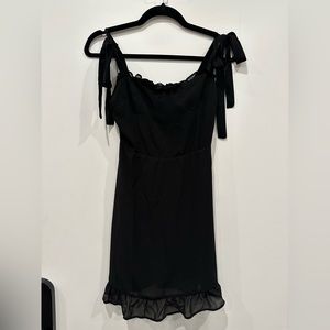 Elegant Black Mini Dress